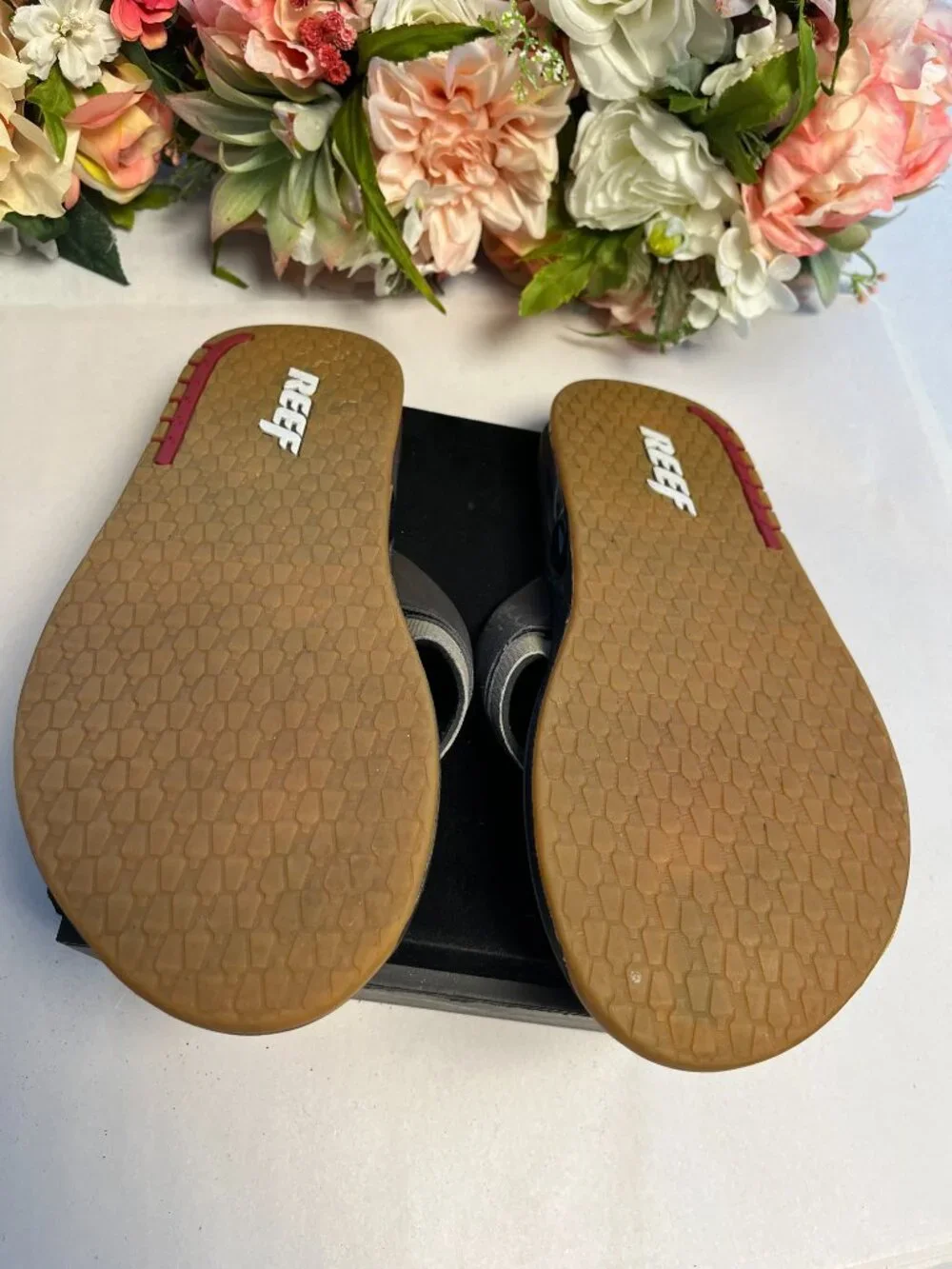 Reef Dram Flask Canteen Sandals Brown Men’s 10 Vintage Collectible Flip Flops
